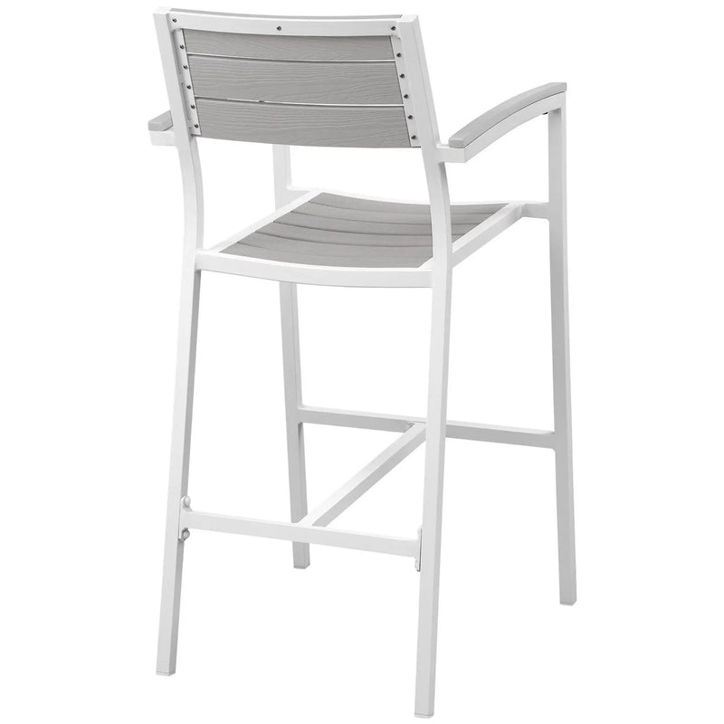 Maine Outdoor Patio Bar Stool Set of 2 by Modway by HouseOfZazla