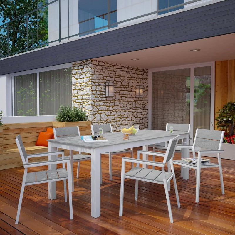 Maine 7 Piece Outdoor Patio Dining Set by Modway by HouseOfZazla
