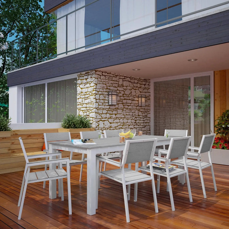 Maine 9 Piece Outdoor Patio Dining Set by Modway by HouseOfZazla