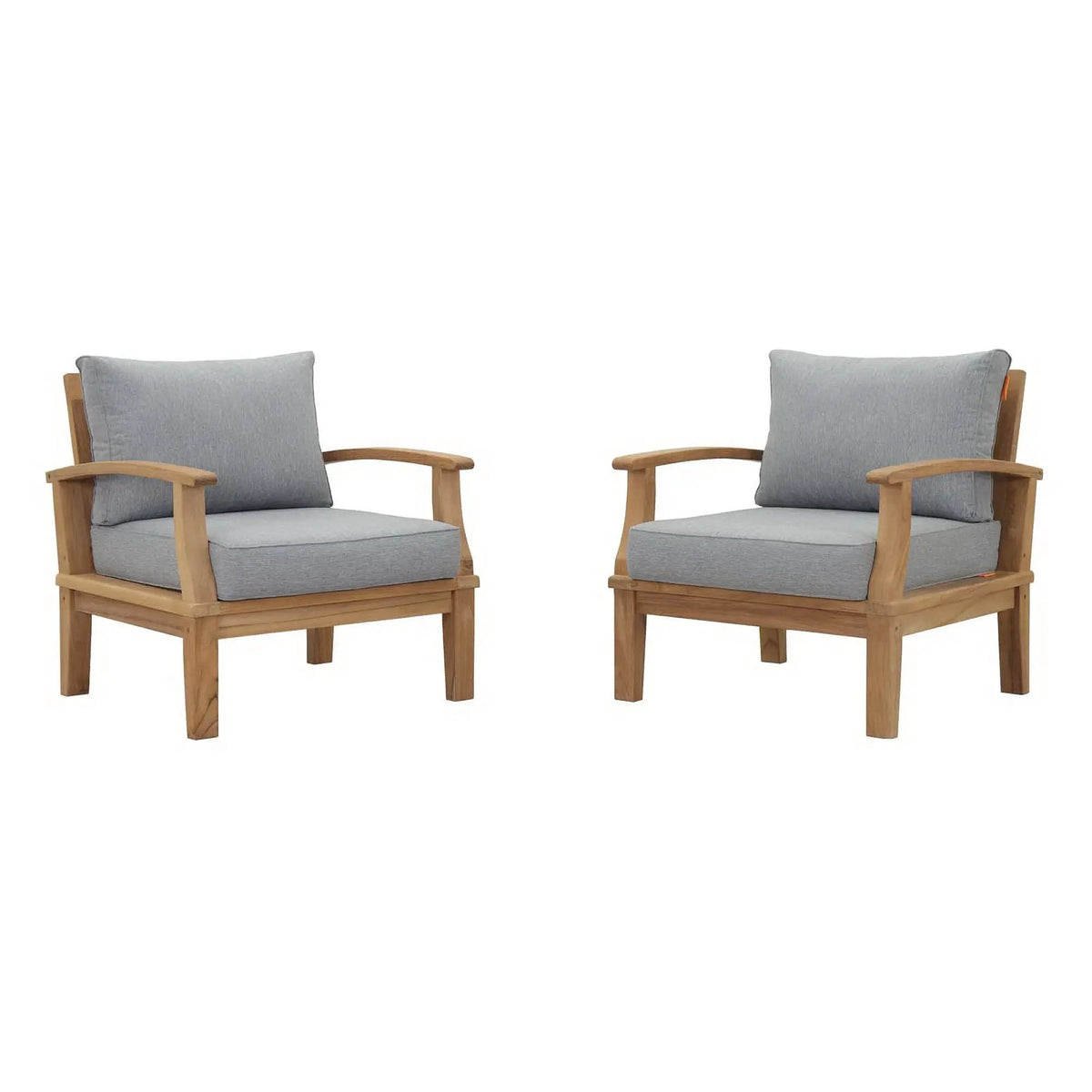 Marina 2 Piece Outdoor Patio Teak Set by Modway by HouseOfZazla