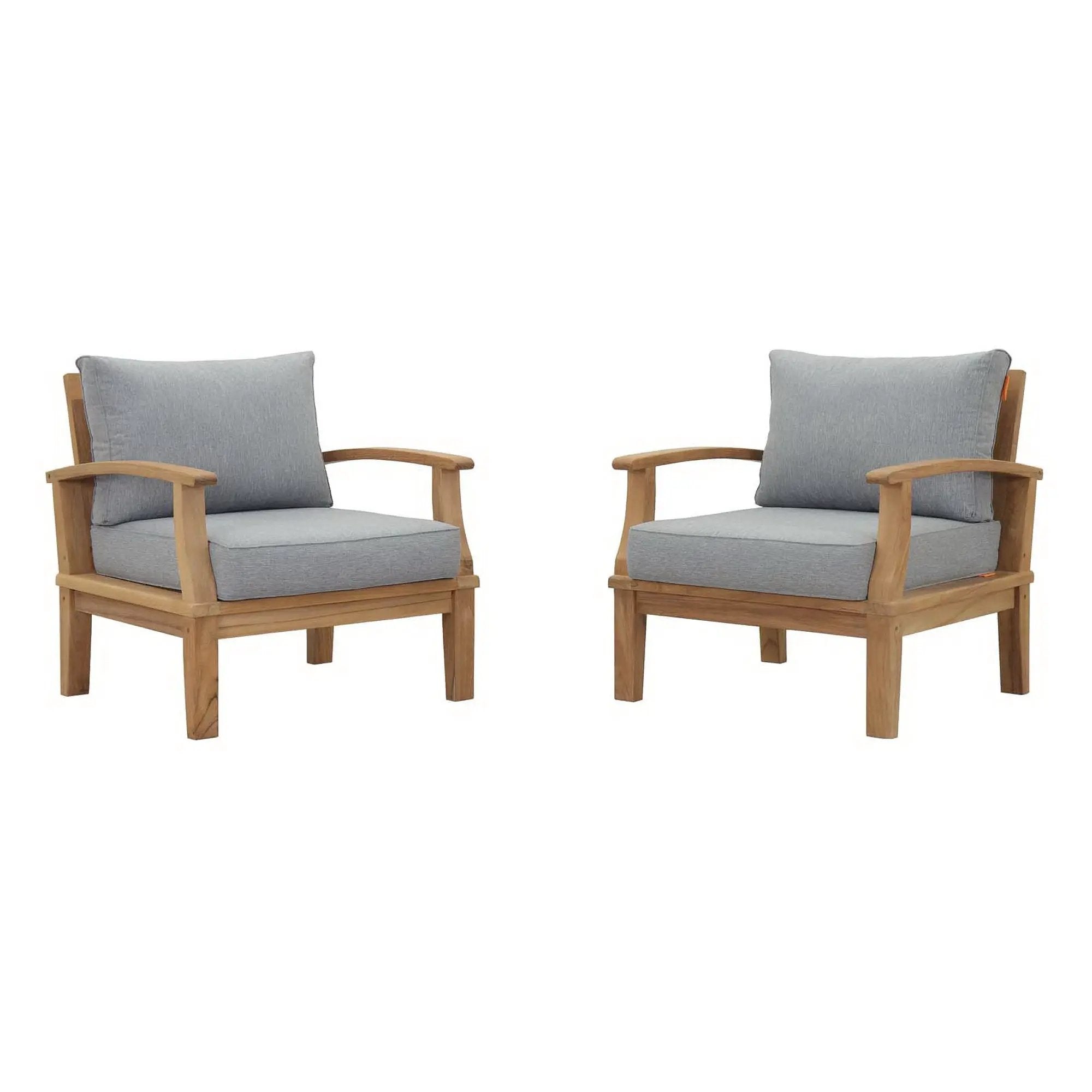 Marina 2 Piece Outdoor Patio Teak Set by Modway by HouseOfZazla