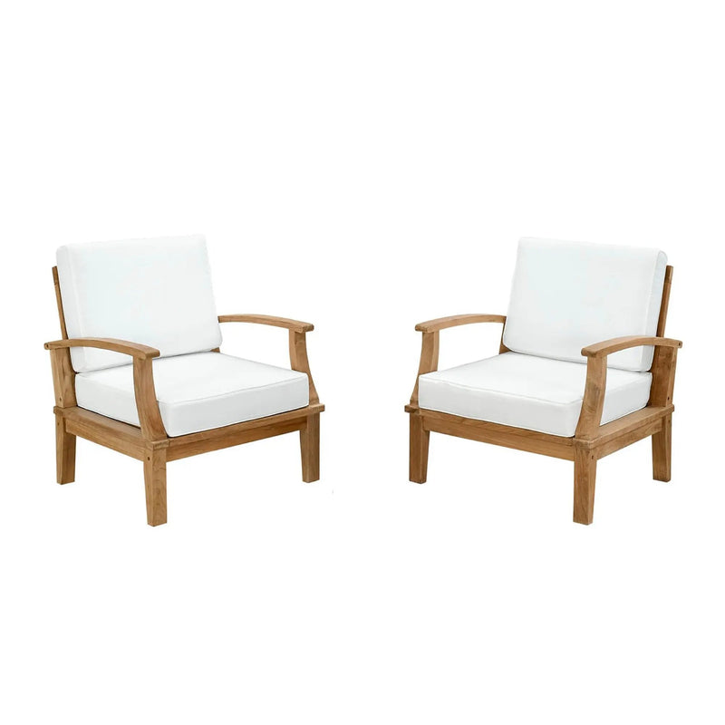 Marina 2 Piece Outdoor Patio Teak Set by Modway by HouseOfZazla