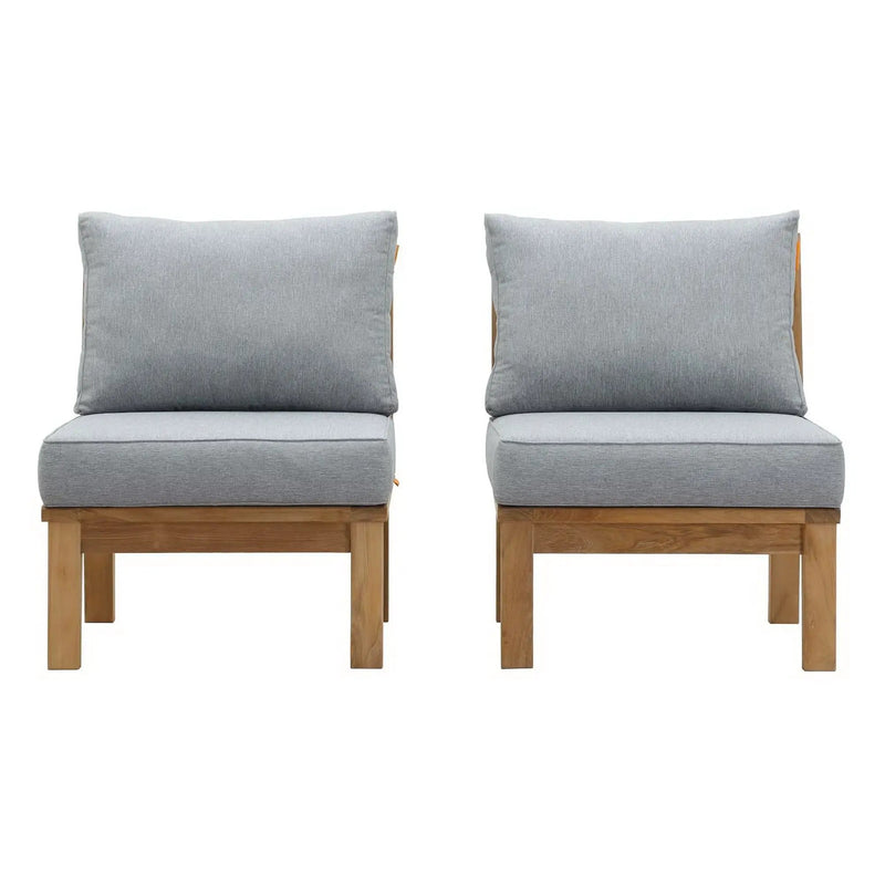 Marina 2 Piece Outdoor Patio Teak Set by Modway by HouseOfZazla