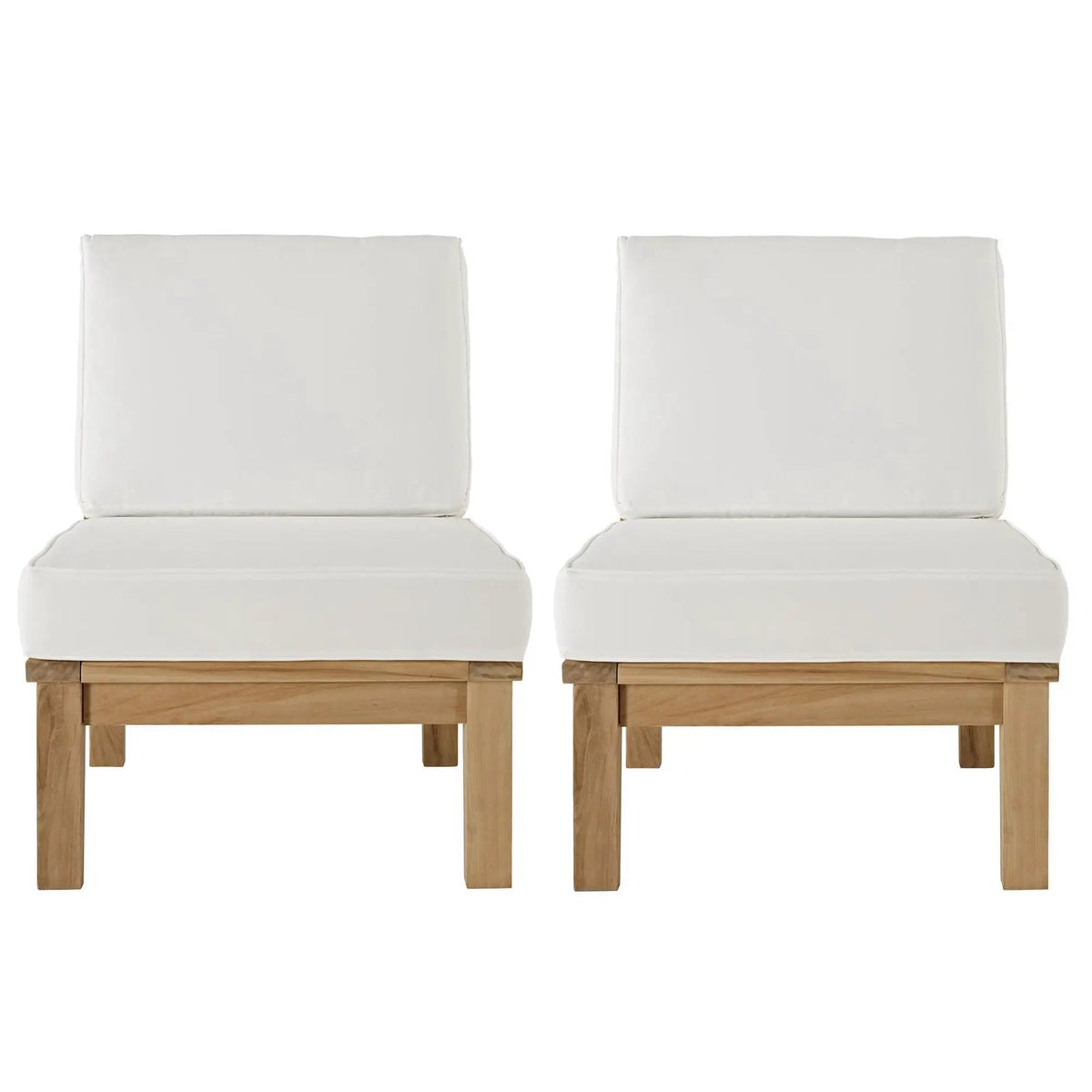 Marina 2 Piece Outdoor Patio Teak Set by Modway by HouseOfZazla