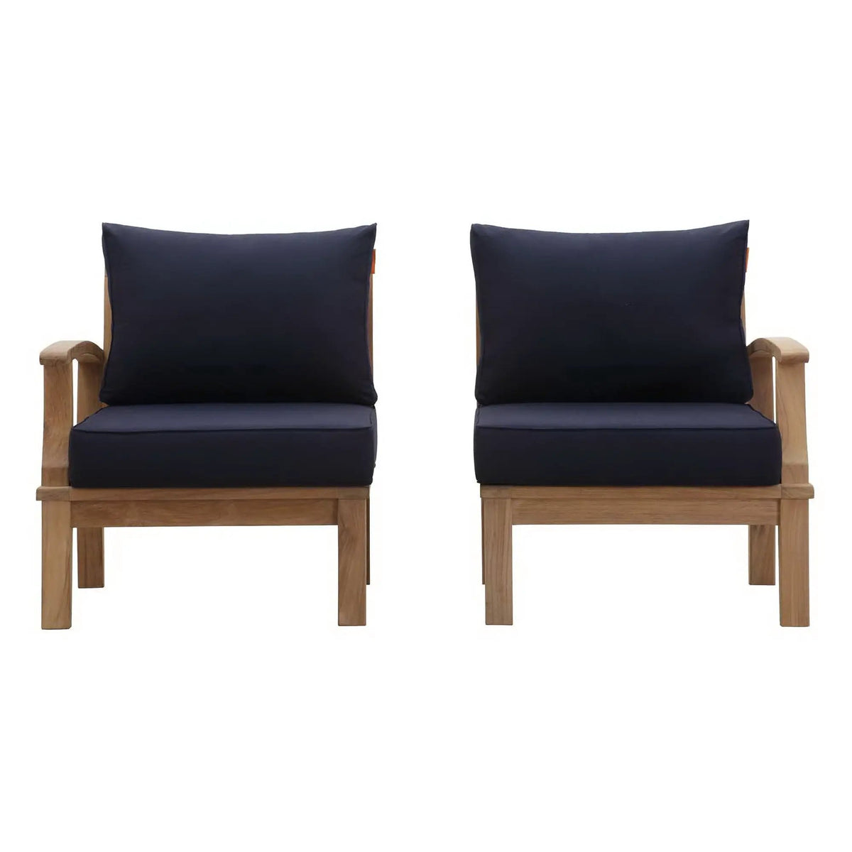 Marina 2 Piece Outdoor Patio Teak Set by Modway by HouseOfZazla