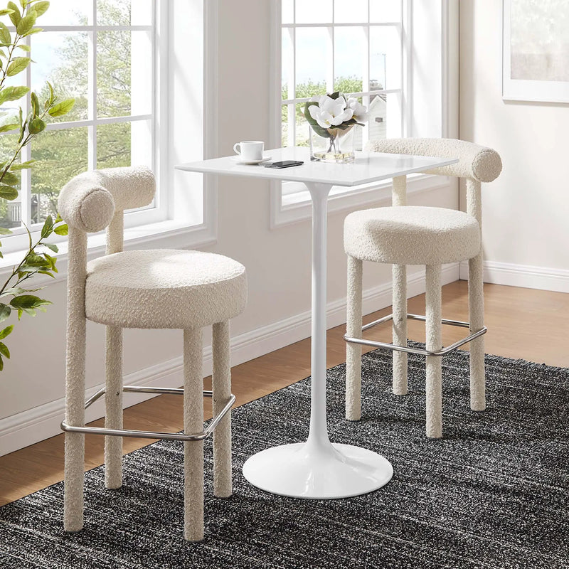Lippa 28" Square Wood Bar Table by Modway by HouseOfZazla