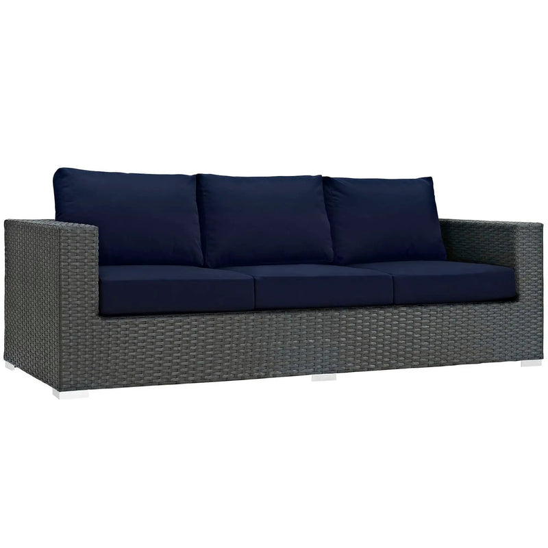 Sojourn Outdoor Patio Sunbrella Sofa by Modway by HouseOfZazla