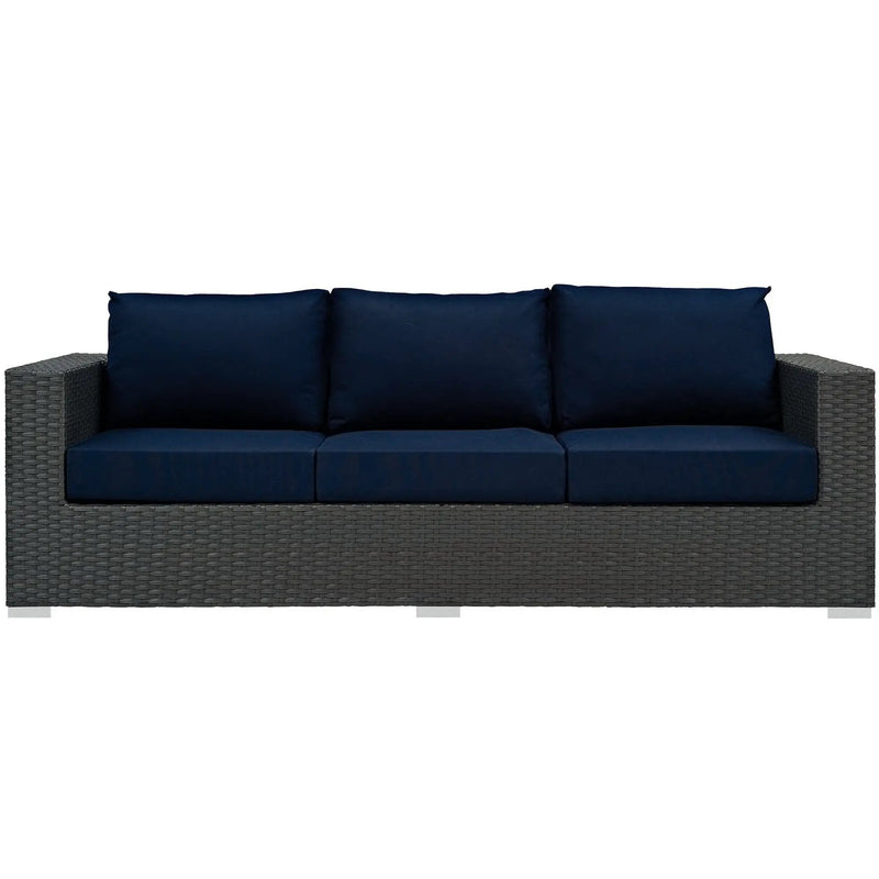 Sojourn Outdoor Patio Sunbrella Sofa by Modway by HouseOfZazla