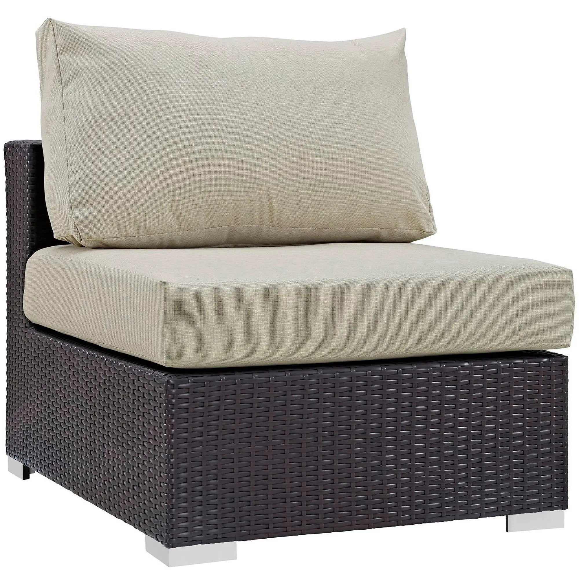 Convene Outdoor Patio Armless Chair by Modway by HouseOfZazla