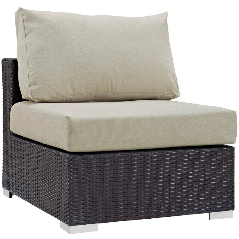 Convene Outdoor Patio Armless Chair by Modway by HouseOfZazla