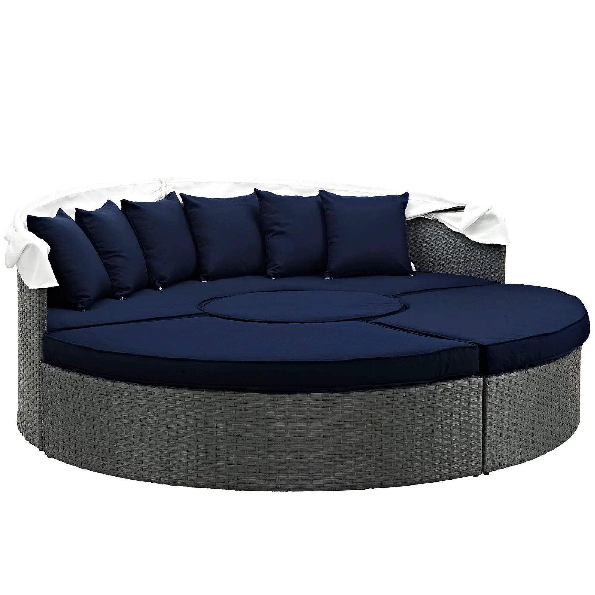 Sojourn Outdoor Patio Sunbrella Daybed by Modway by HouseOfZazla