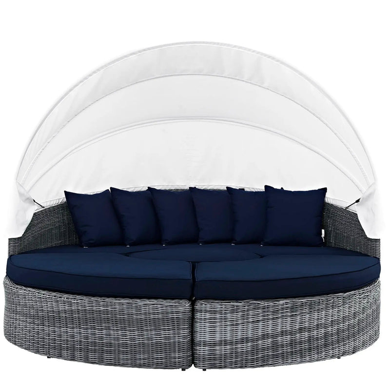Summon Canopy Outdoor Patio Sunbrella Daybed by Modway by HouseOfZazla