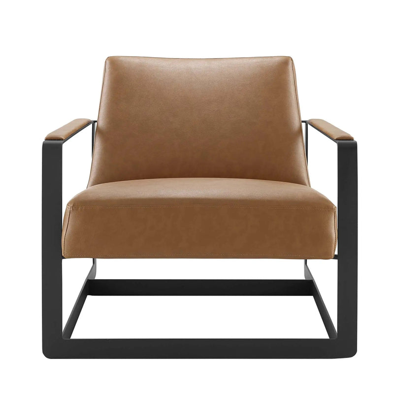 Seg Vegan Leather Accent Chair by Modway by HouseOfZazla