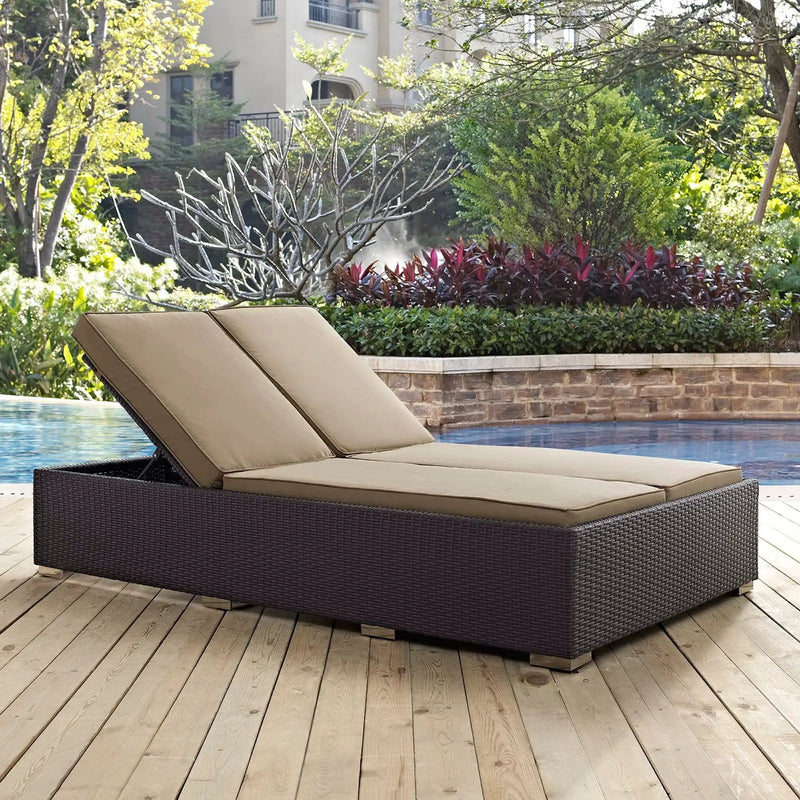 Convene Double Outdoor Patio Chaise by Modway by HouseOfZazla
