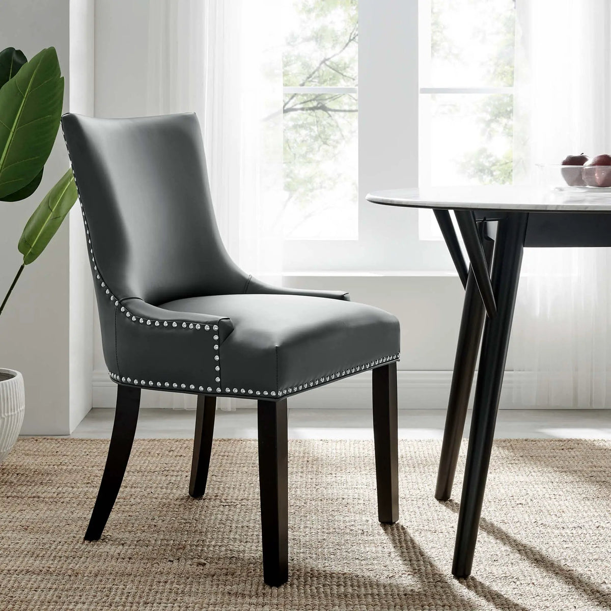 Marquis Vegan Leather Dining Chair by Modway by HouseOfZazla
