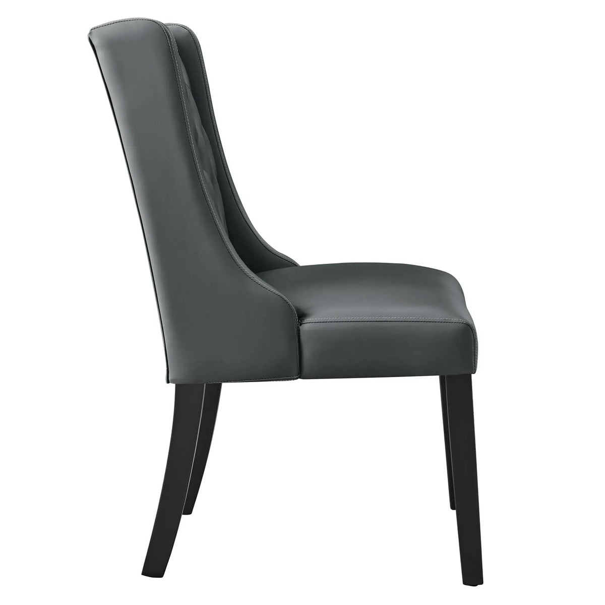 Baronet Button Tufted Vegan Leather Dining Chair by Modway by HouseOfZazla