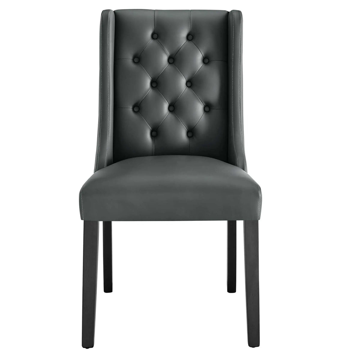 Baronet Button Tufted Vegan Leather Dining Chair by Modway by HouseOfZazla