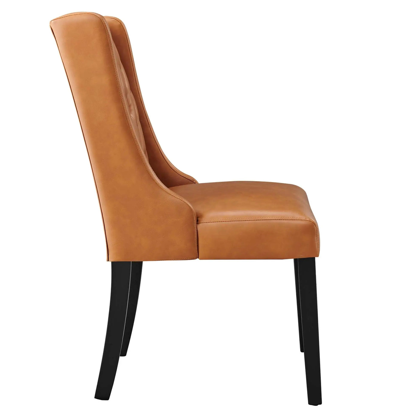 Baronet Button Tufted Vegan Leather Dining Chair by Modway by HouseOfZazla