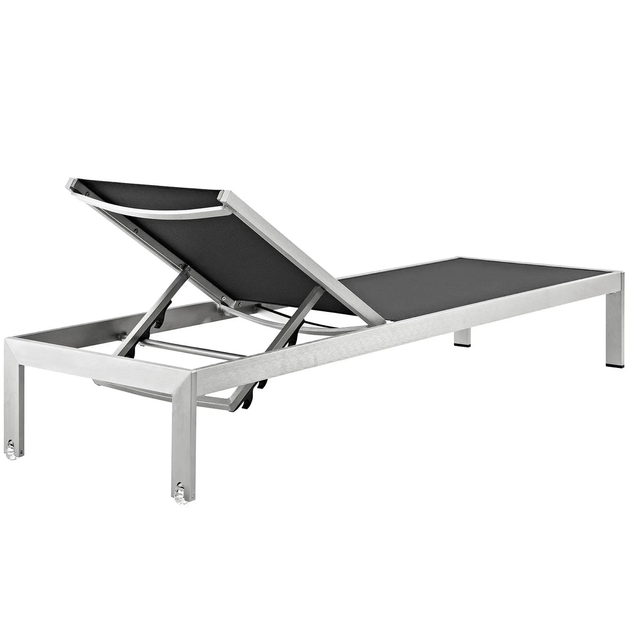 Shore Outdoor Patio Aluminum Mesh Chaise by Modway by HouseOfZazla
