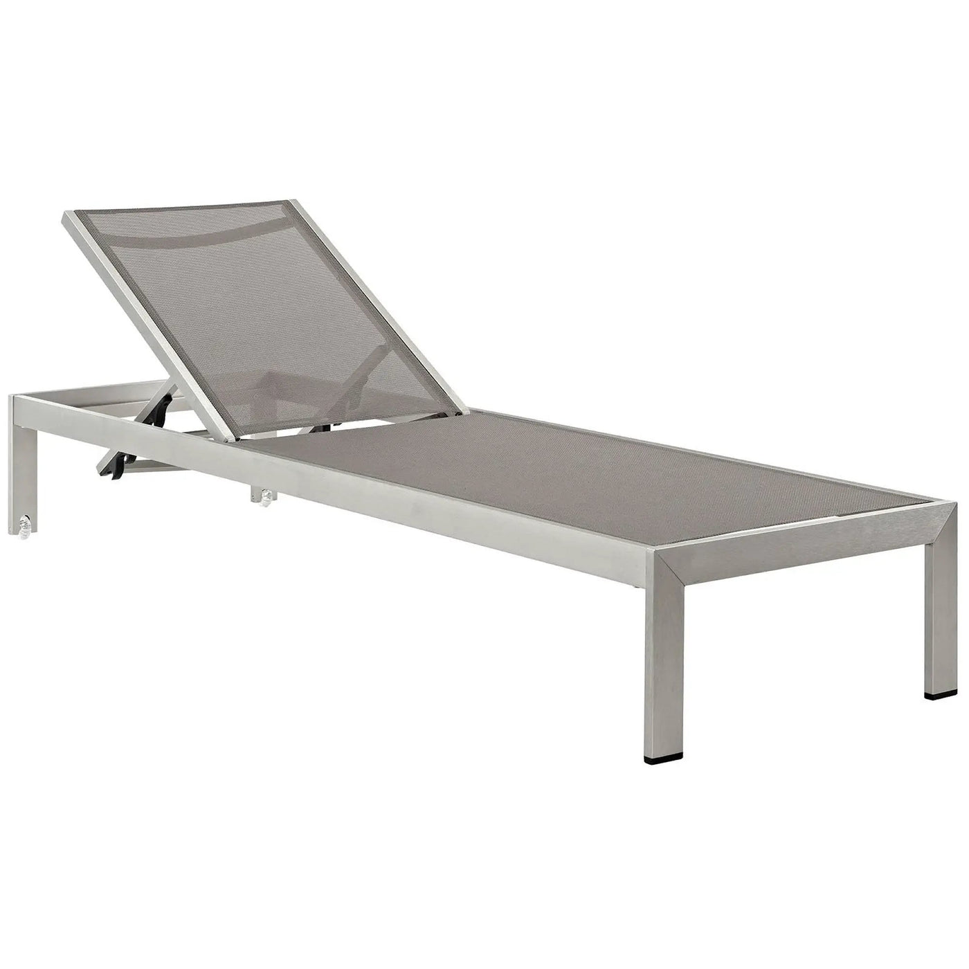 Shore Outdoor Patio Aluminum Mesh Chaise by Modway by HouseOfZazla