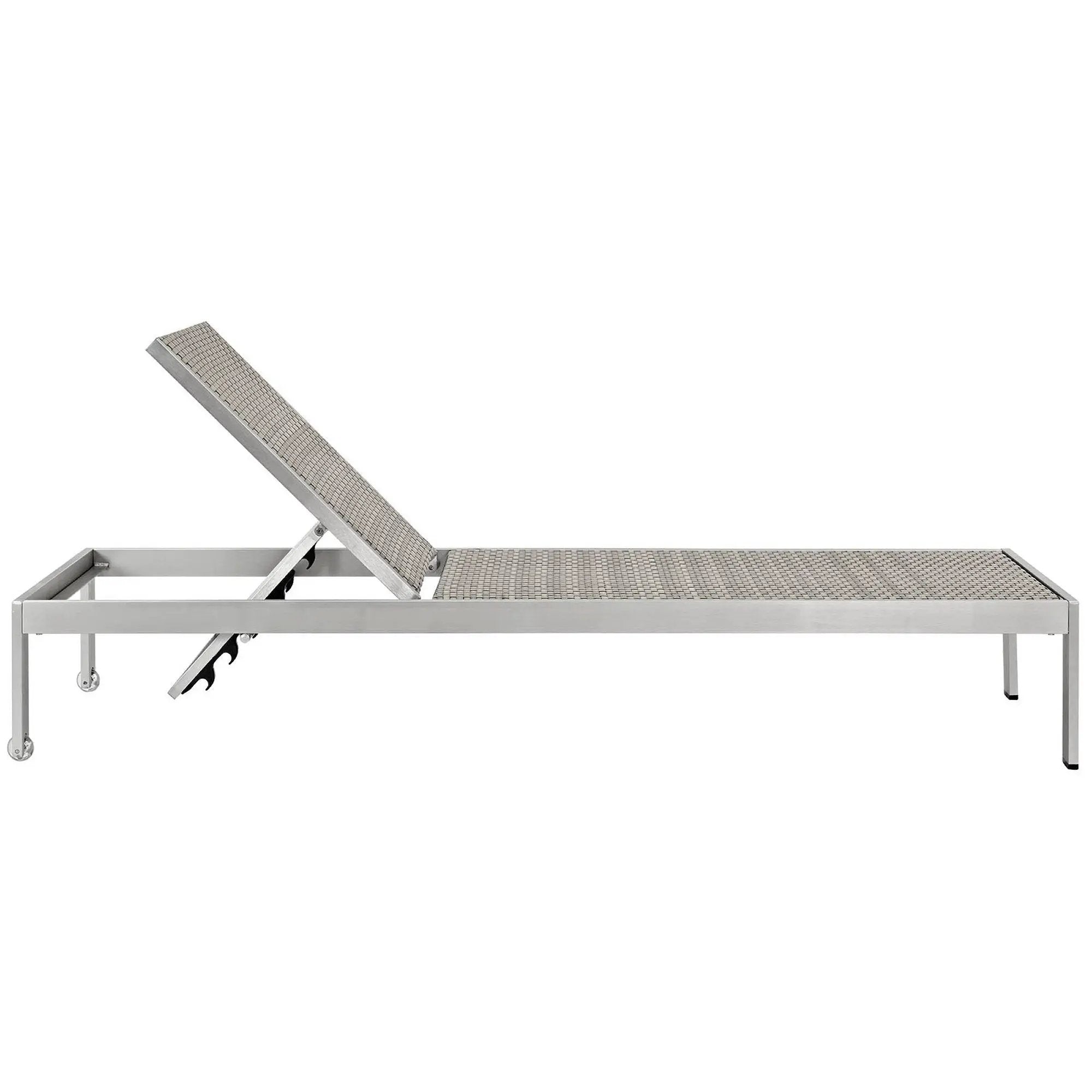 Shore Outdoor Patio Aluminum Rattan Chaise by Modway by HouseOfZazla