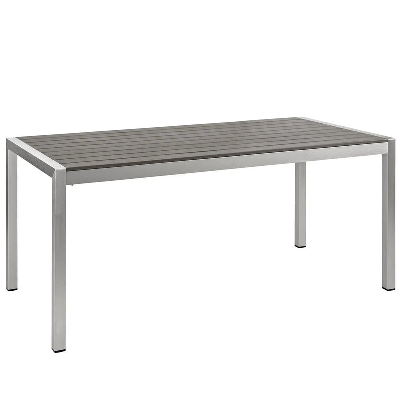 Shore Outdoor Patio Aluminum Dining Table by Modway by HouseOfZazla