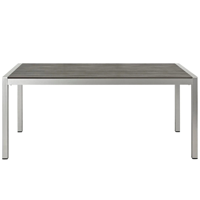 Shore Outdoor Patio Aluminum Dining Table by Modway by HouseOfZazla