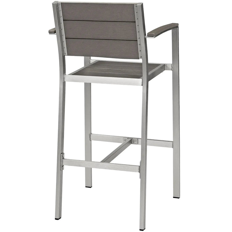 Shore Outdoor Patio Aluminum Bar Stool by Modway by HouseOfZazla