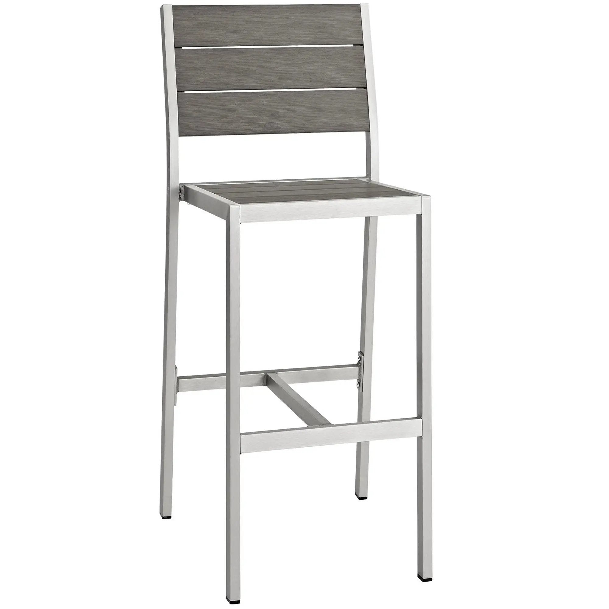 Shore Outdoor Patio Aluminum Armless Bar Stool by Modway by HouseOfZazla