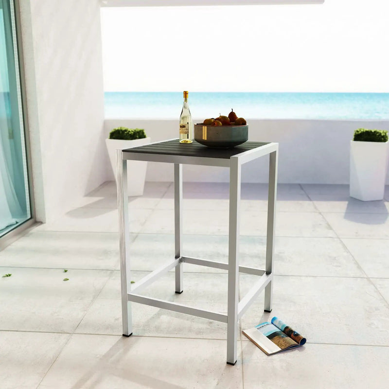 Shore Outdoor Patio Aluminum Bar Table by Modway by HouseOfZazla