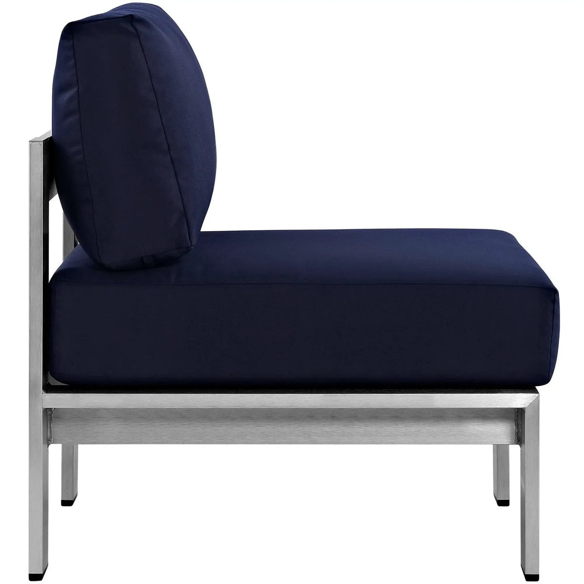 Shore Armless Outdoor Patio Aluminum Chair by Modway by HouseOfZazla