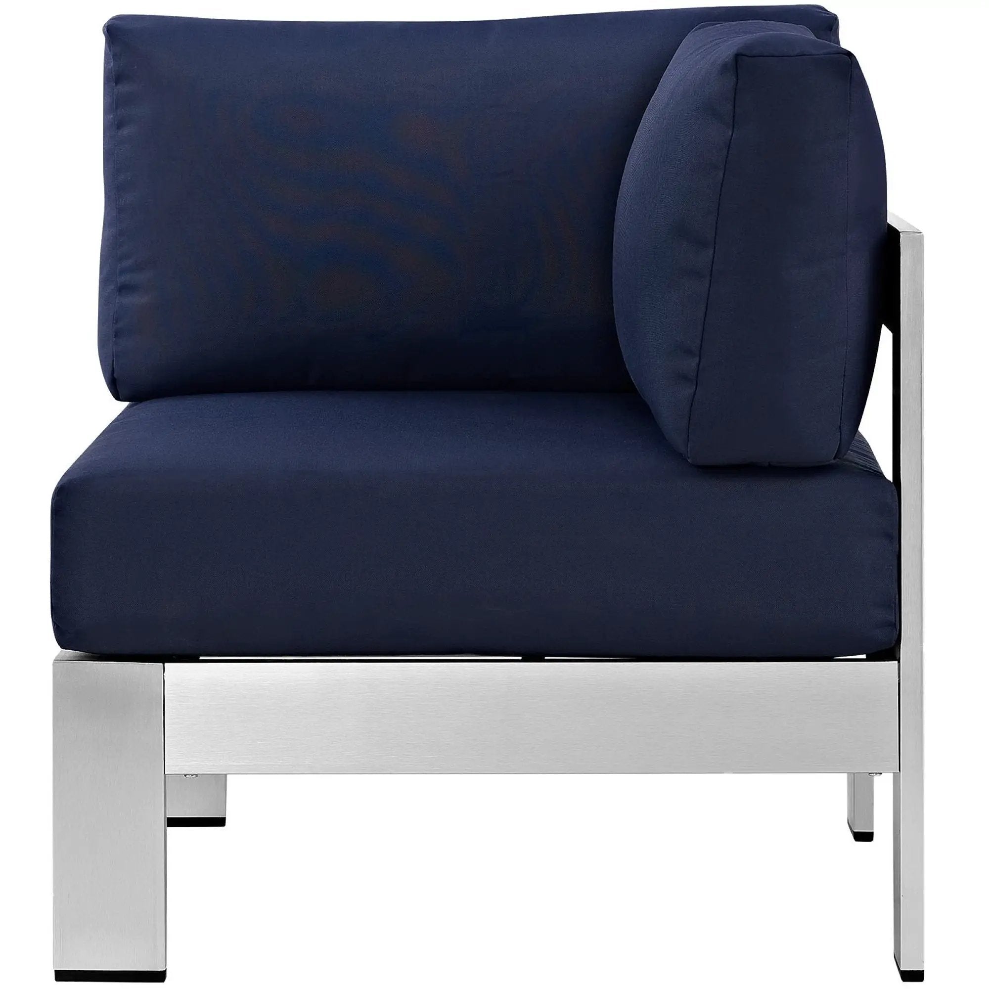Shore Outdoor Patio Aluminum Corner Sofa by Modway by HouseOfZazla