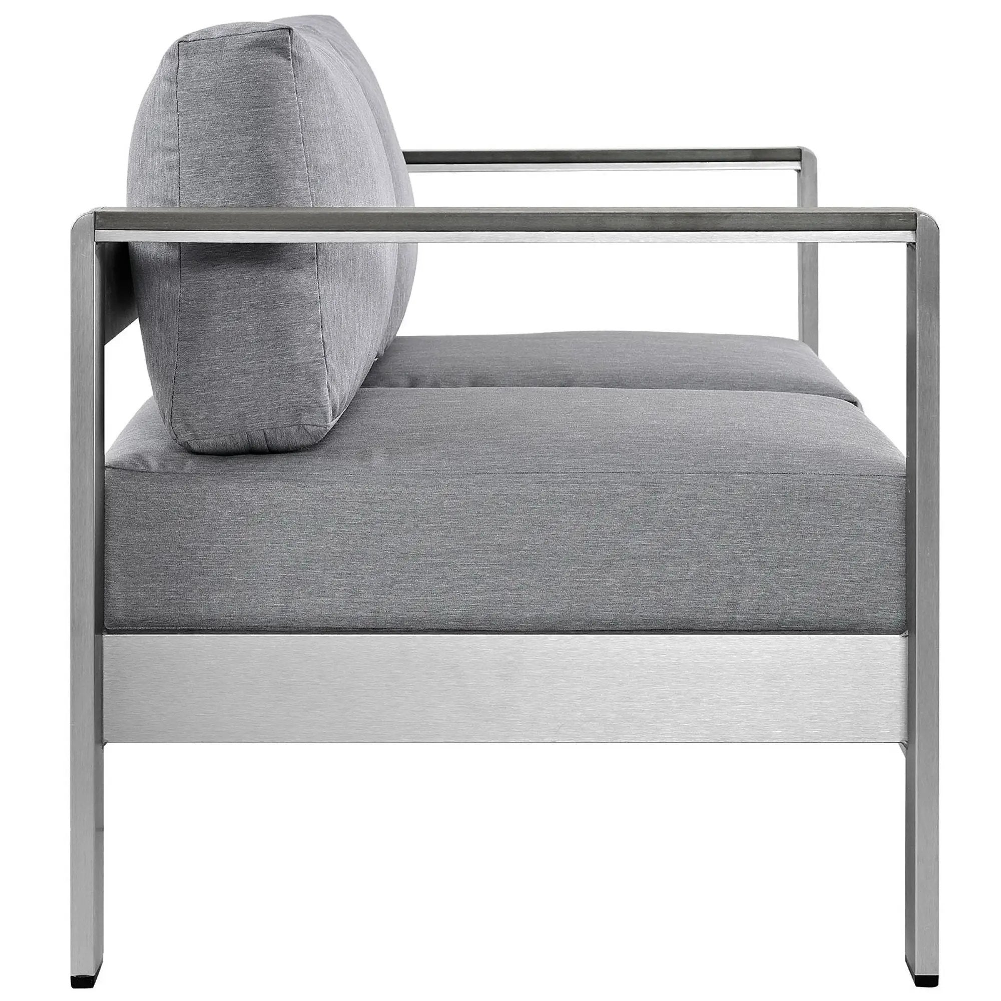 Shore Outdoor Patio Aluminum Loveseat by Modway by HouseOfZazla