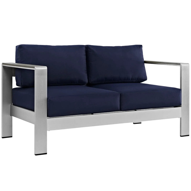Shore Outdoor Patio Aluminum Loveseat by Modway by HouseOfZazla