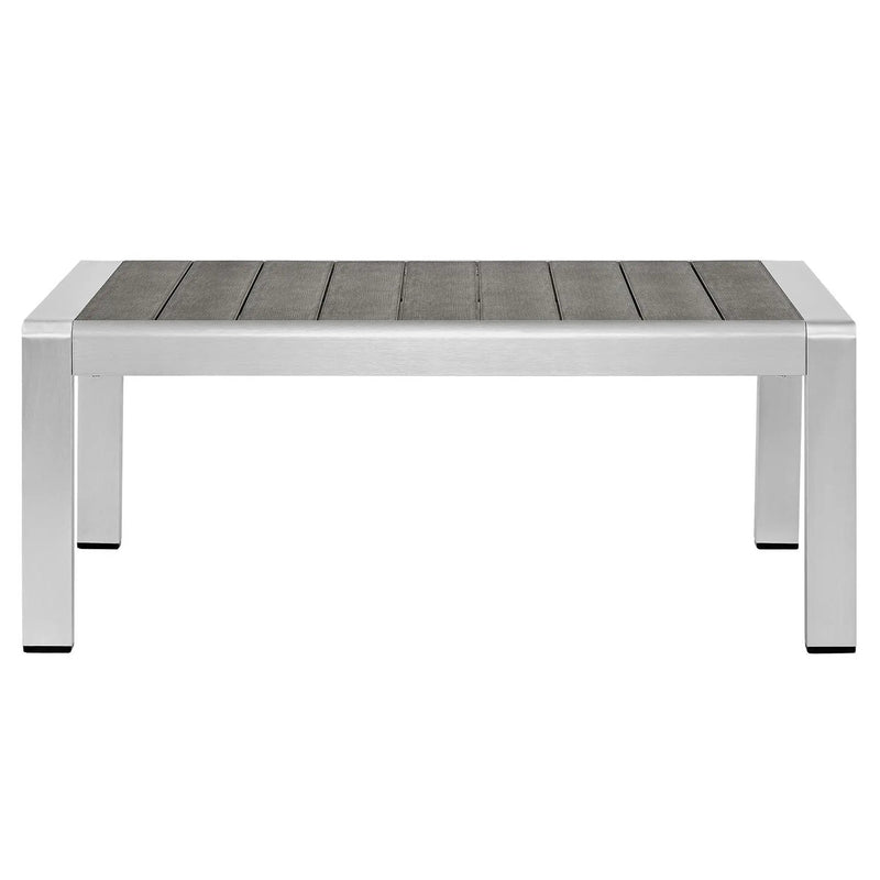 Shore Outdoor Patio Aluminum Coffee Table by Modway by HouseOfZazla