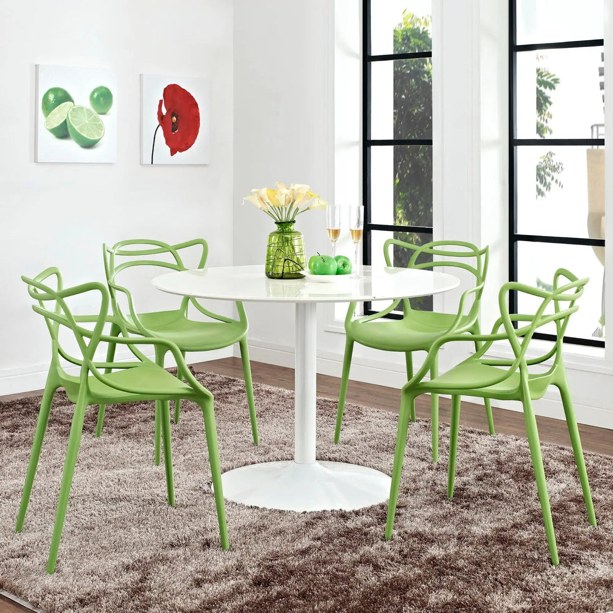 Entangled Dining Set Set of 4 by Modway by HouseOfZazla