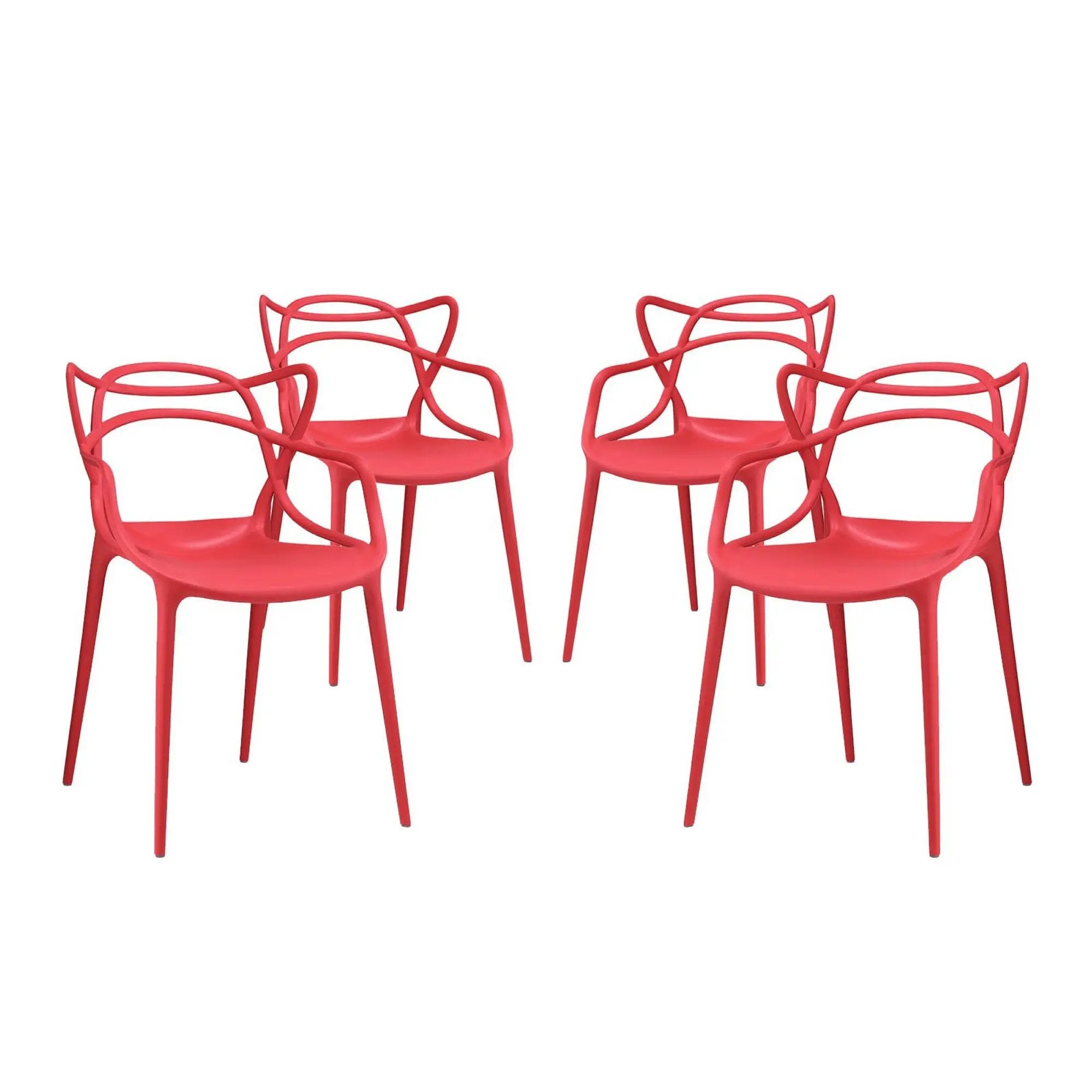 Entangled Dining Set Set of 4 by Modway by HouseOfZazla
