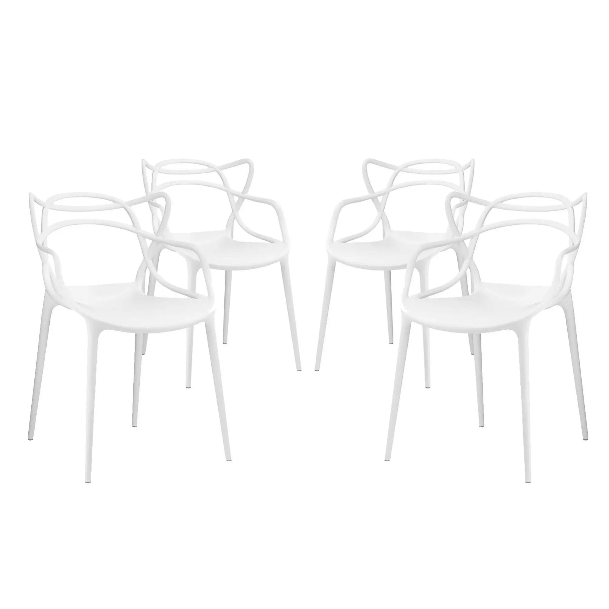 Entangled Dining Set Set of 4 by Modway by HouseOfZazla