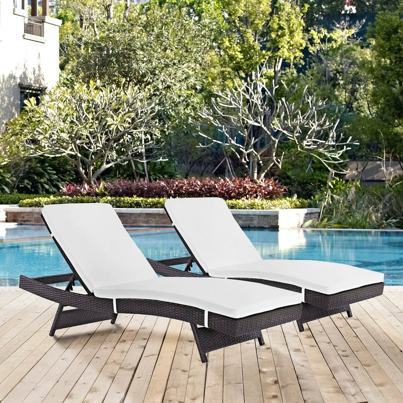 Convene Outdoor Patio Chaise Set of 2 by Modway by HouseOfZazla