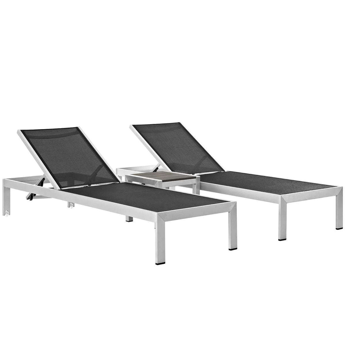 Shore 3 Piece Outdoor Patio Aluminum Set by Modway by HouseOfZazla