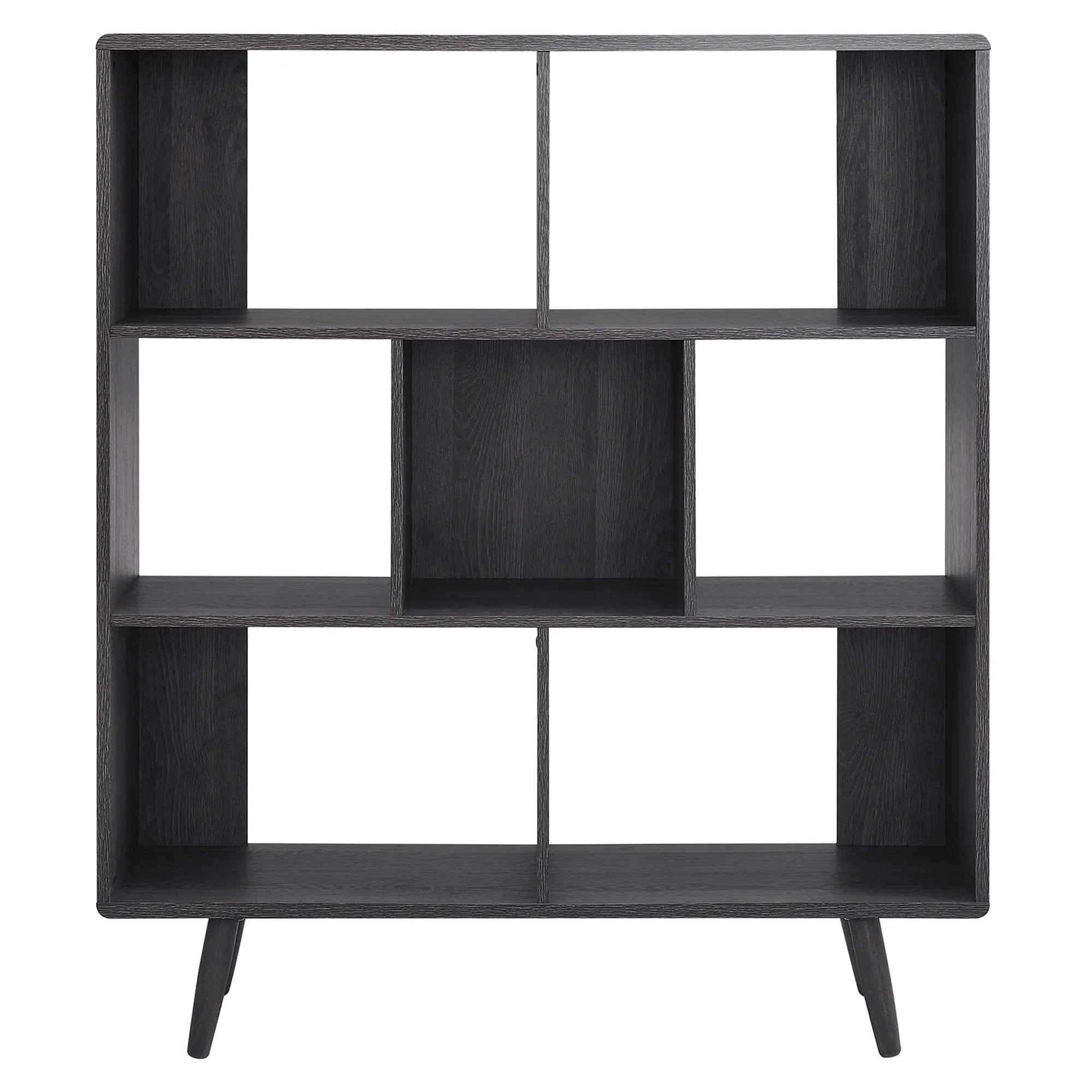 Transmit 7 Shelf Wood Grain Bookcase by Modway by HouseOfZazla