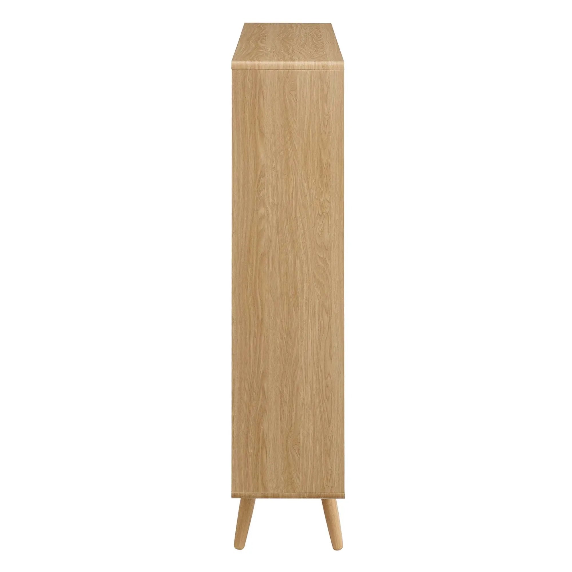 Transmit 7 Shelf Wood Grain Bookcase by Modway by HouseOfZazla