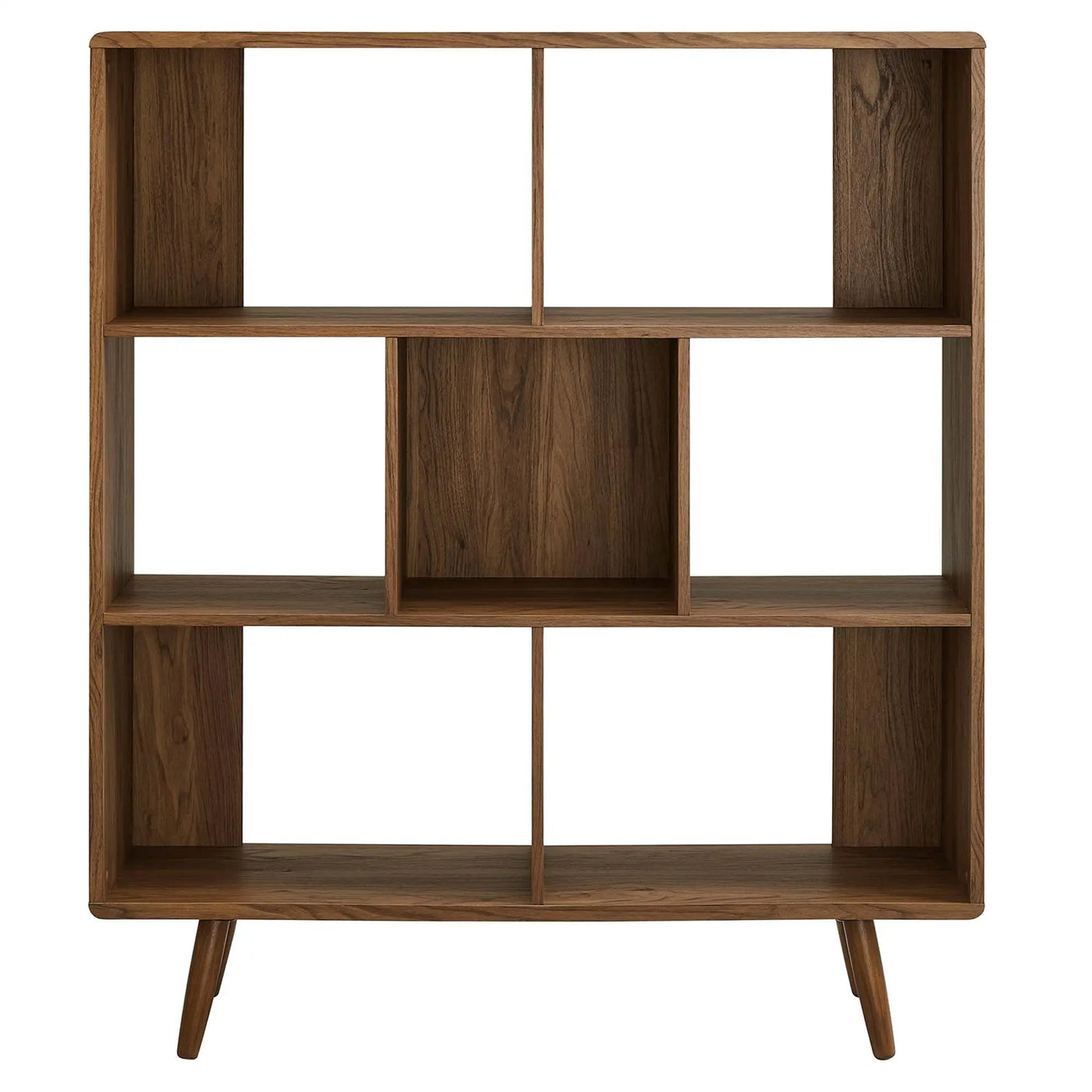 Transmit 7 Shelf Wood Grain Bookcase by Modway by HouseOfZazla