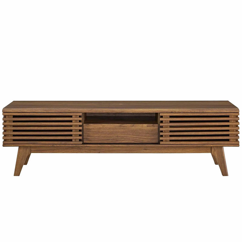 Render 59-Inch Walnut TV Stand by Modway Mid-Century Style by HouseOfZazla