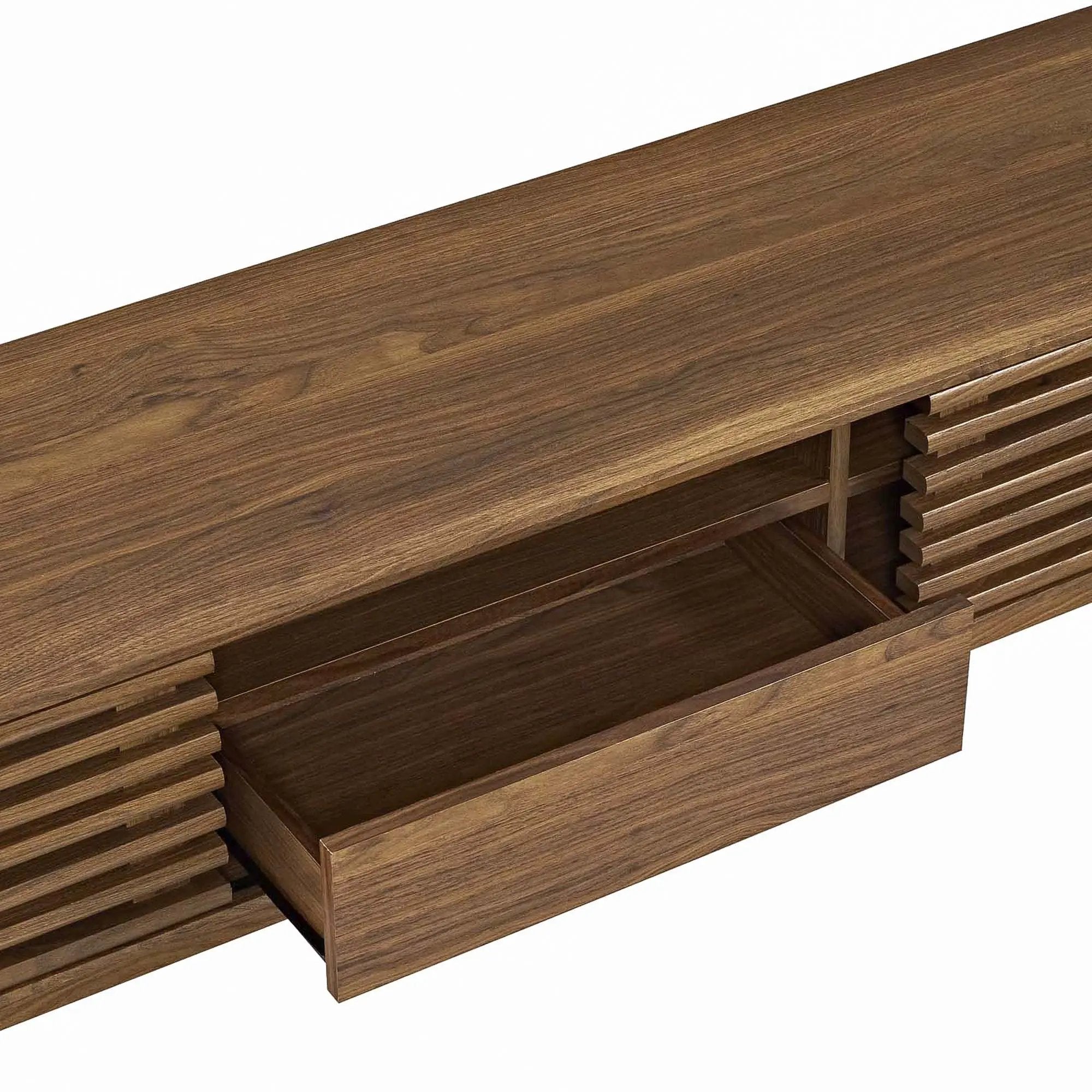 Render 59-Inch Walnut TV Stand by Modway Mid-Century Style by HouseOfZazla