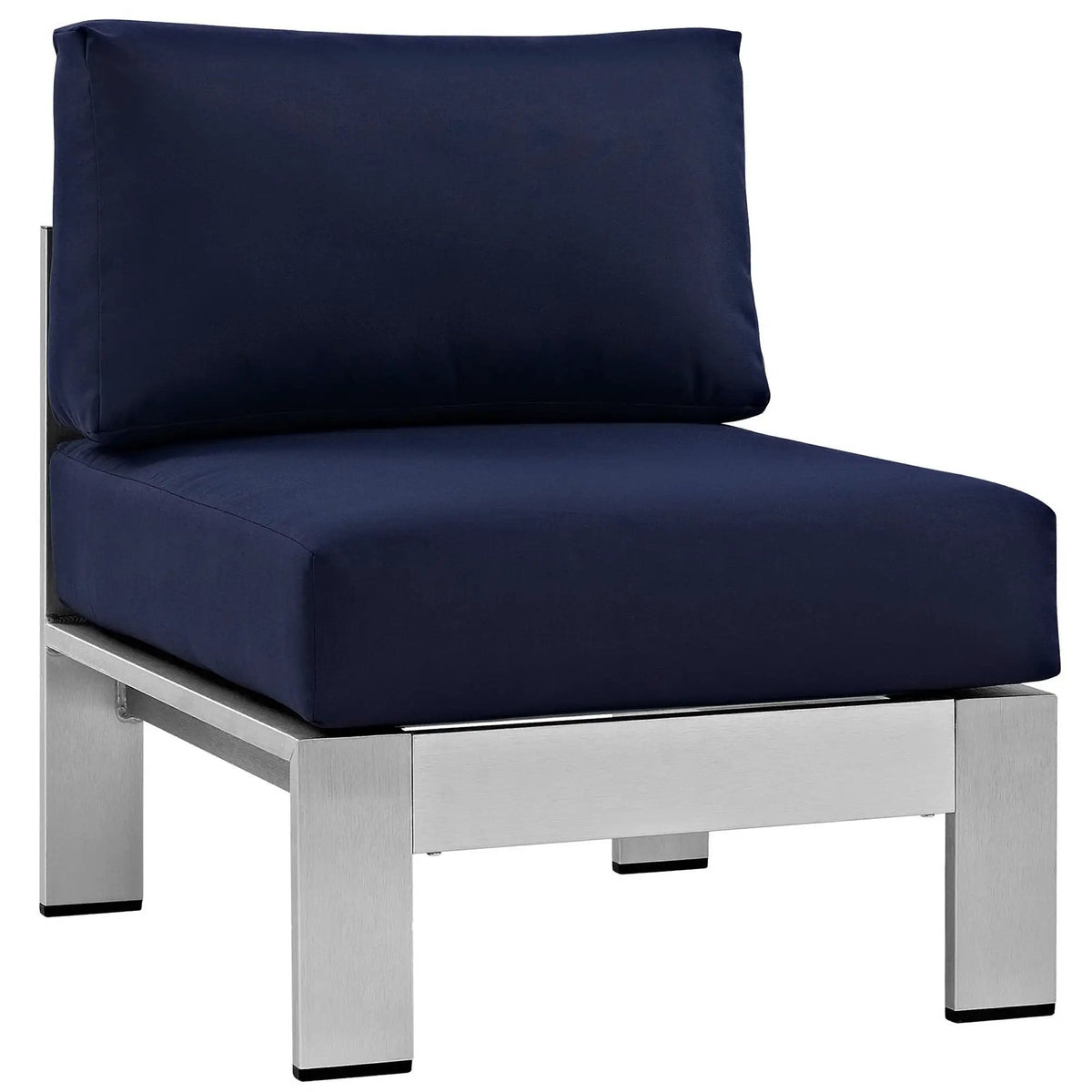 Shore 5 Piece Outdoor Patio Aluminum Sectional Sofa Set by Modway by HouseOfZazla