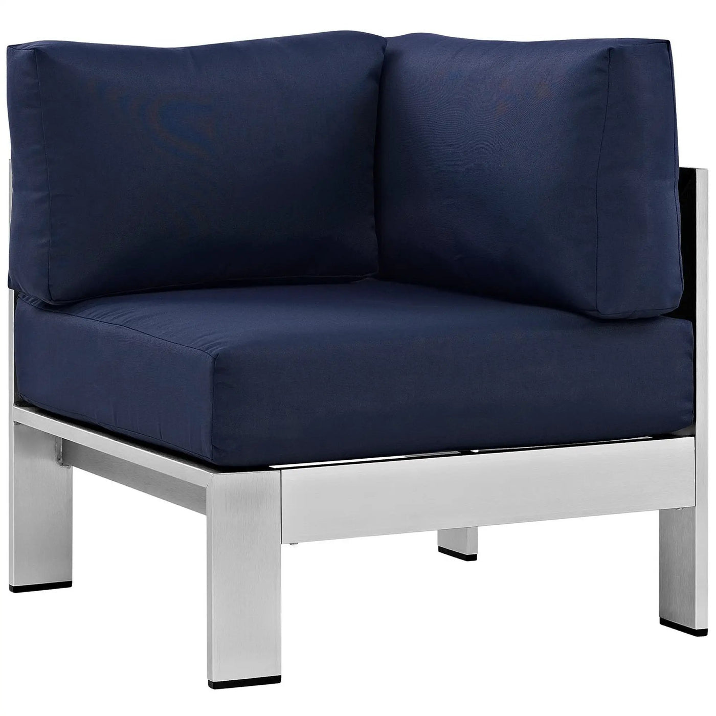 Shore 5 Piece Outdoor Patio Aluminum Sectional Sofa Set by Modway by HouseOfZazla