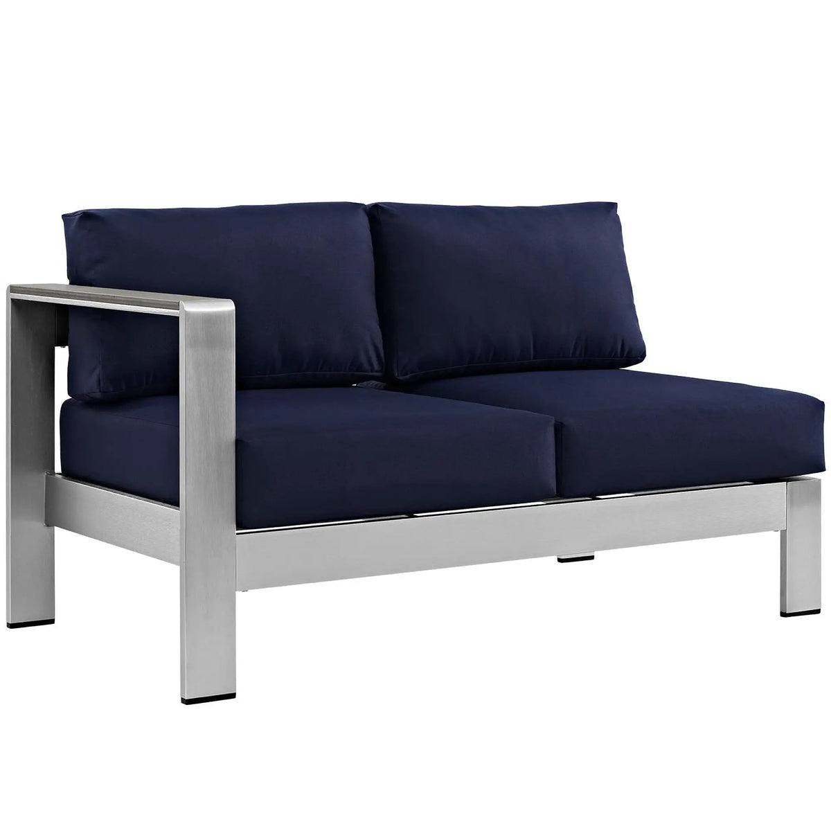 Shore 7-Piece Outdoor Patio Aluminum Sectional Sofa Set by Modway by HouseOfZazla
