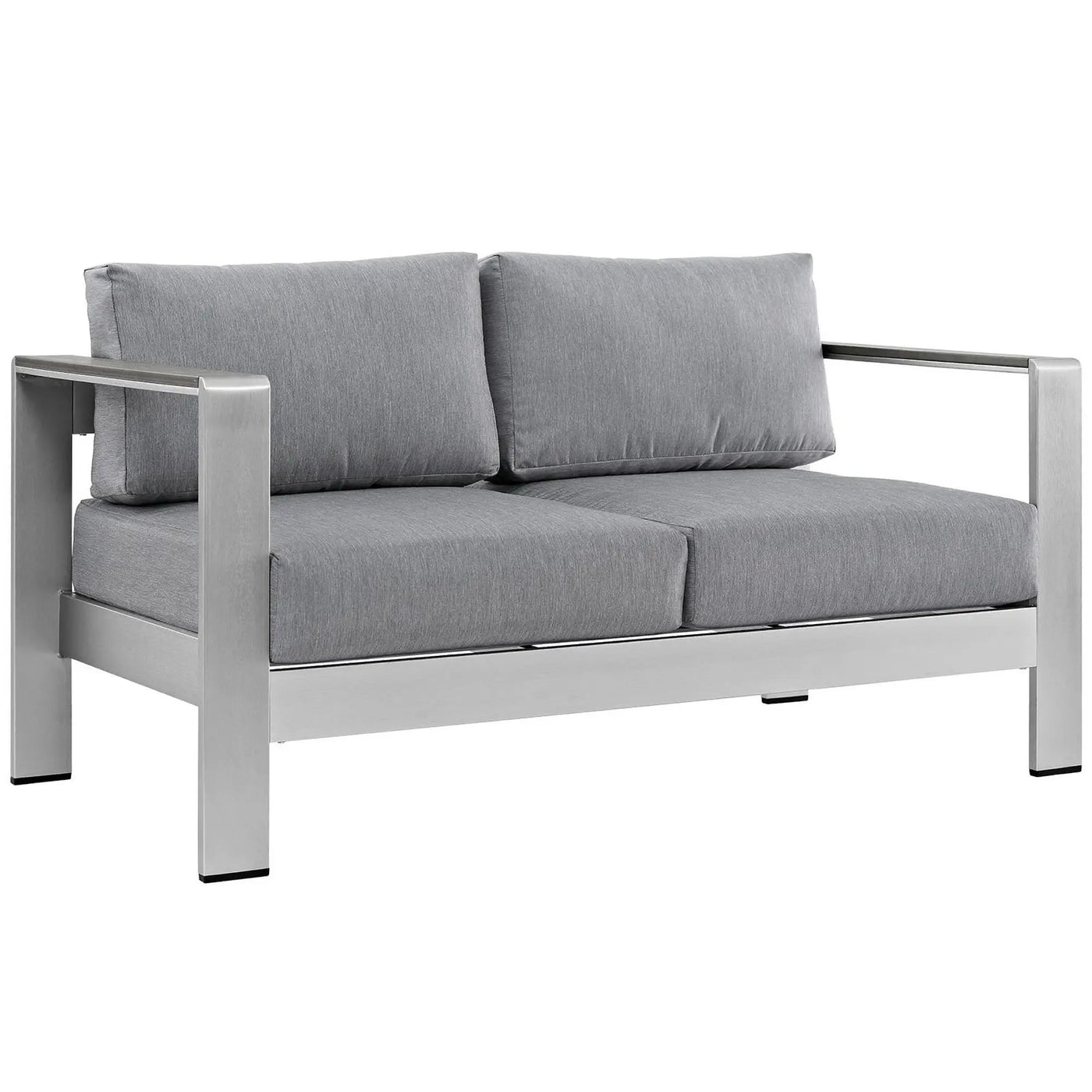 Shore 4 Piece Outdoor Patio Aluminum Sectional Sofa Set by Modway by HouseOfZazla