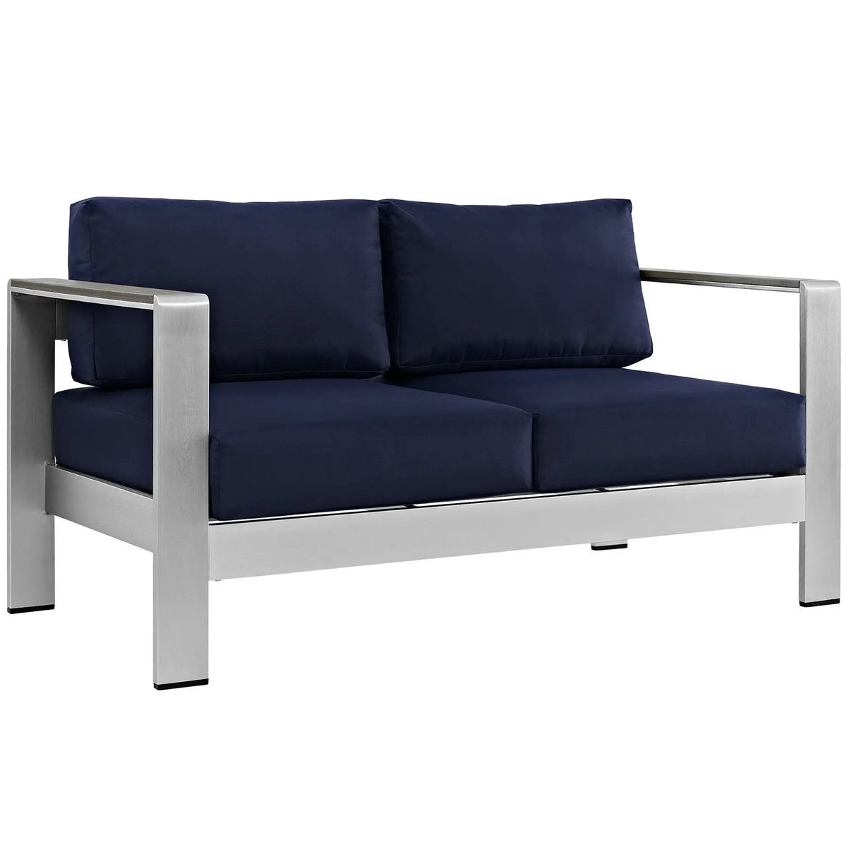 Shore 4 Piece Outdoor Patio Aluminum Sectional Sofa Set by Modway by HouseOfZazla